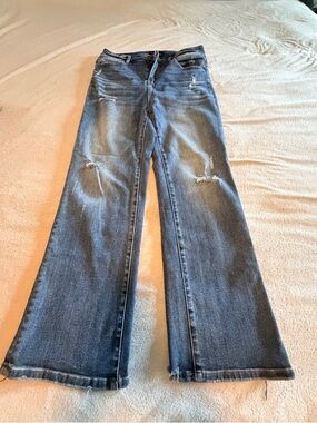 Risen Jeans/Social Threads OG Straight Leg Distressed Jeans 13/31